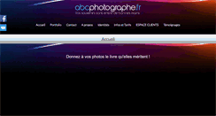 Desktop Screenshot of abcphotographe.fr