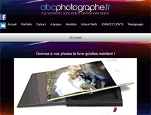 Tablet Screenshot of abcphotographe.fr